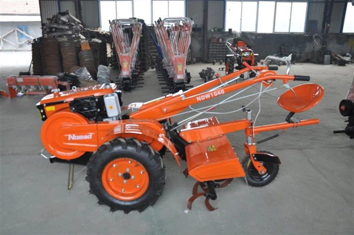 Pi bon mache 12hp Farm Traktè ak Tiller